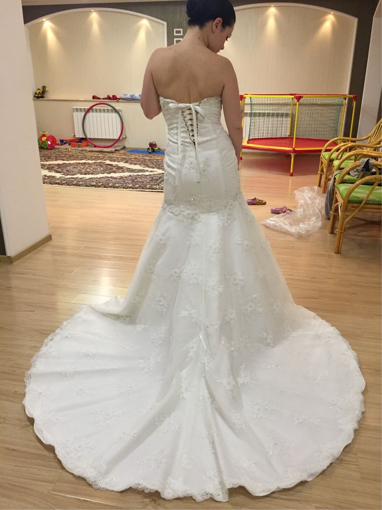 Свадебное итальянское платье