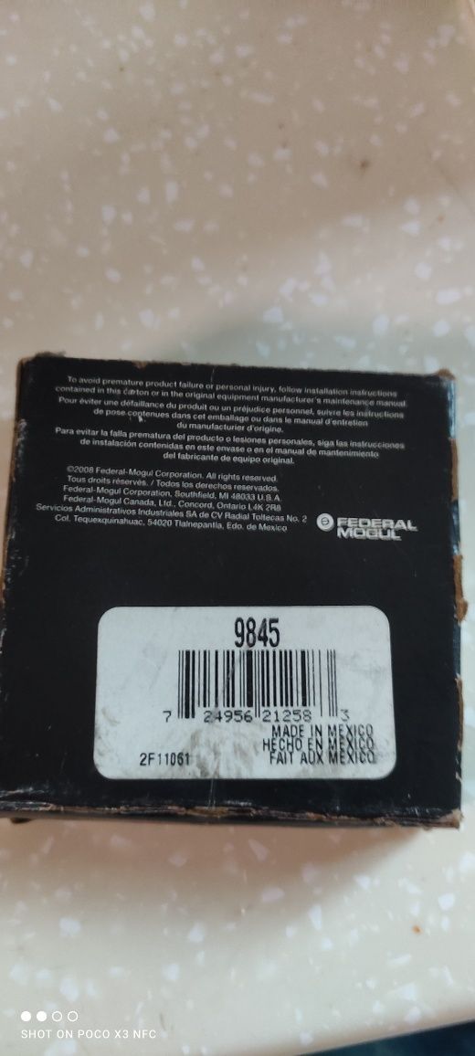 Сальник коленвала FEDERAL MOGUL, FMG 110315A, 40538A, National 9845 ma