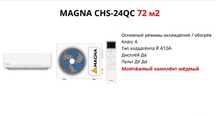 Кондиционер Magna 72м кв белый + монтажный комплект