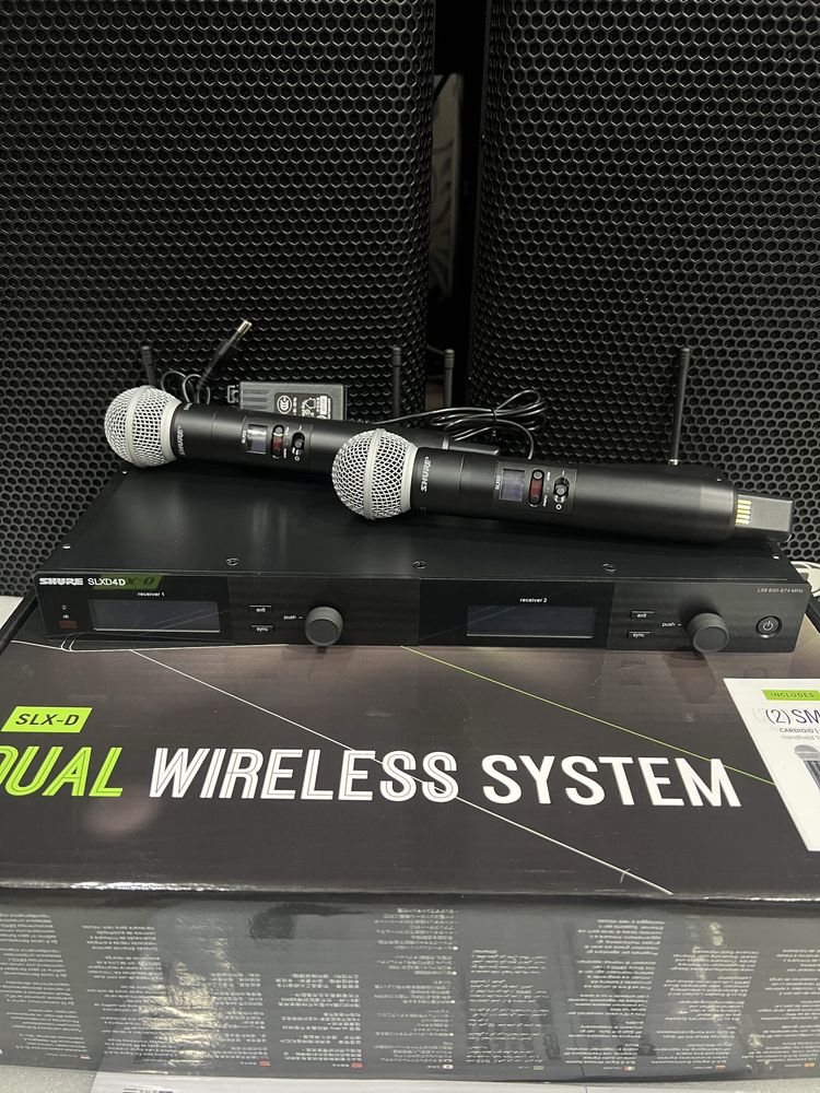 Микрафоны SHURE SLXD 24, SLXD, QLXD-4
