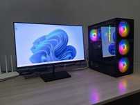 Игровой ПК с монитором 180герц/IPS  i5 9400F/16GB/GTX1660Ti 6GB/SSD