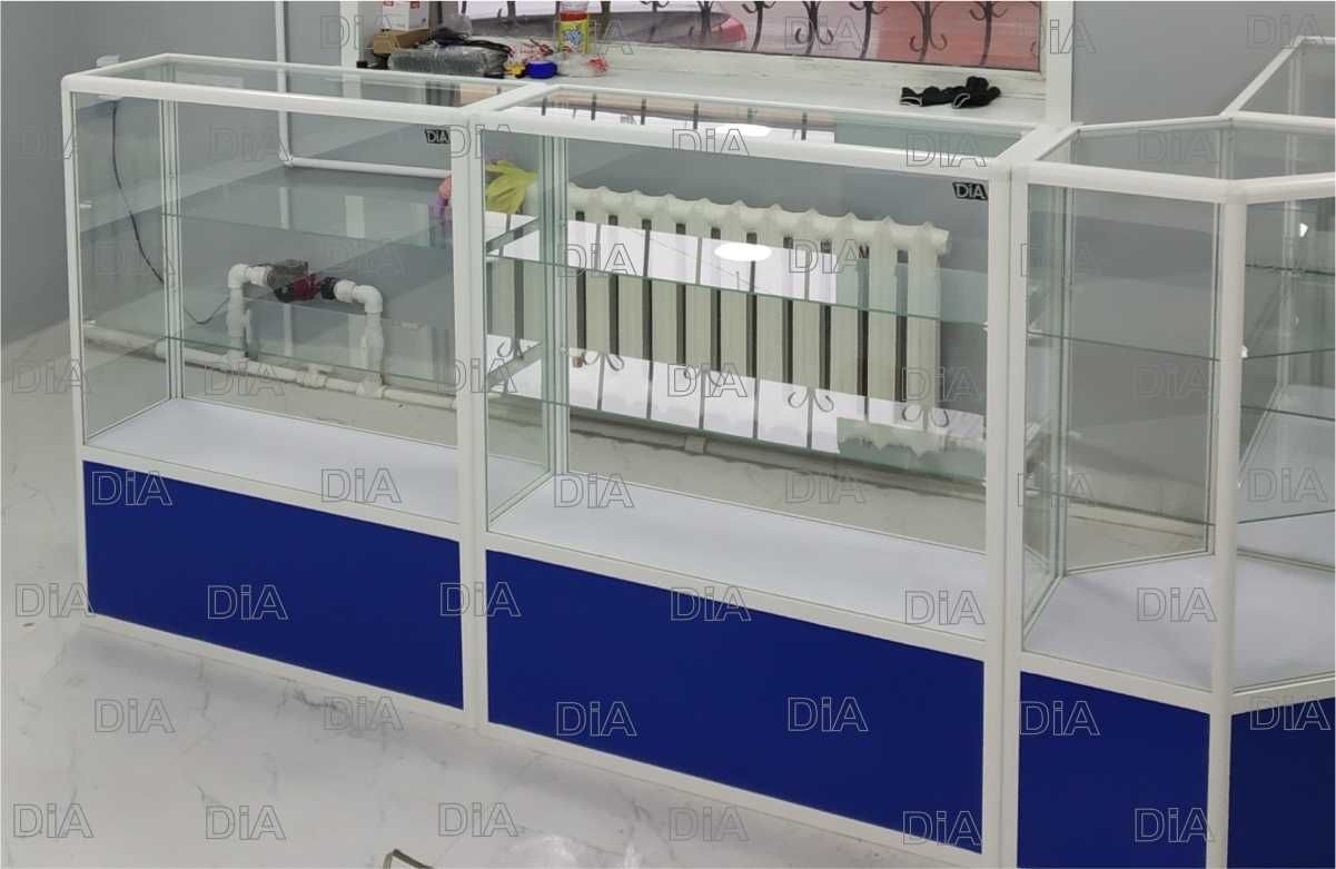 Прилавок торговый из профиля и стекла, Акция,витрина,для магазина alpr