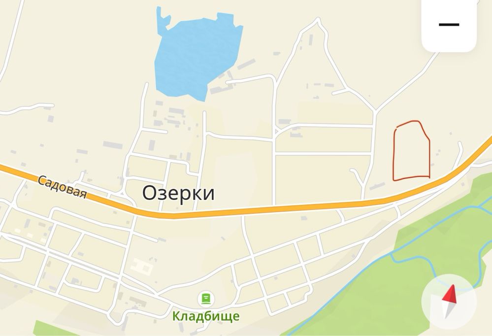 Продам землю на Озерке