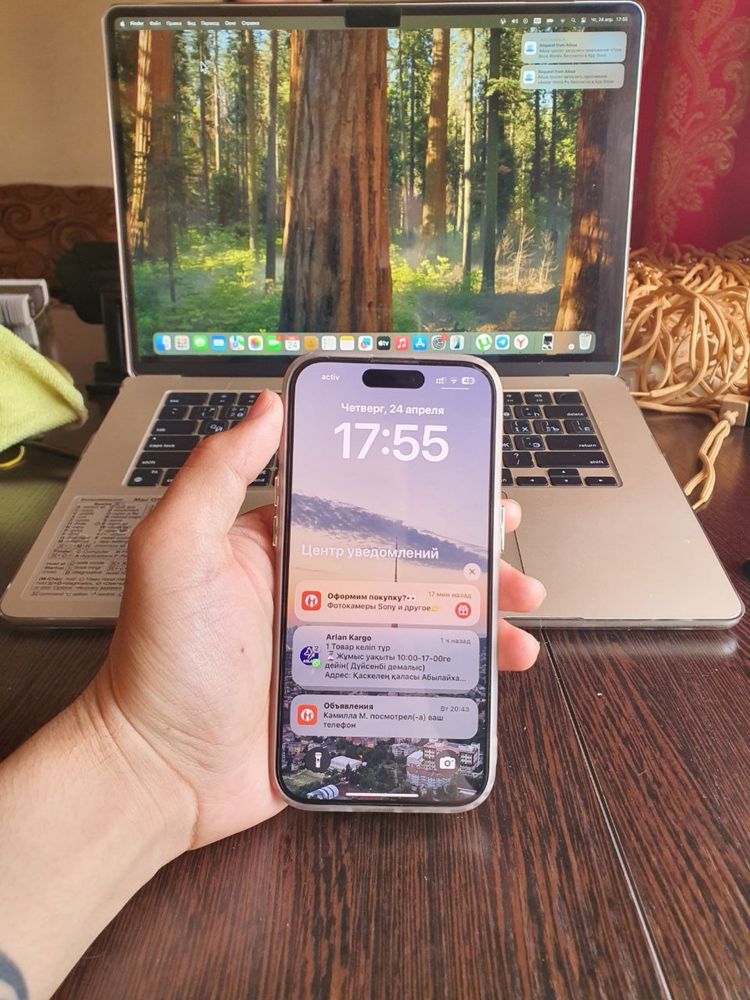 Iphone 15 pro – 256 ГБ, полный комплект