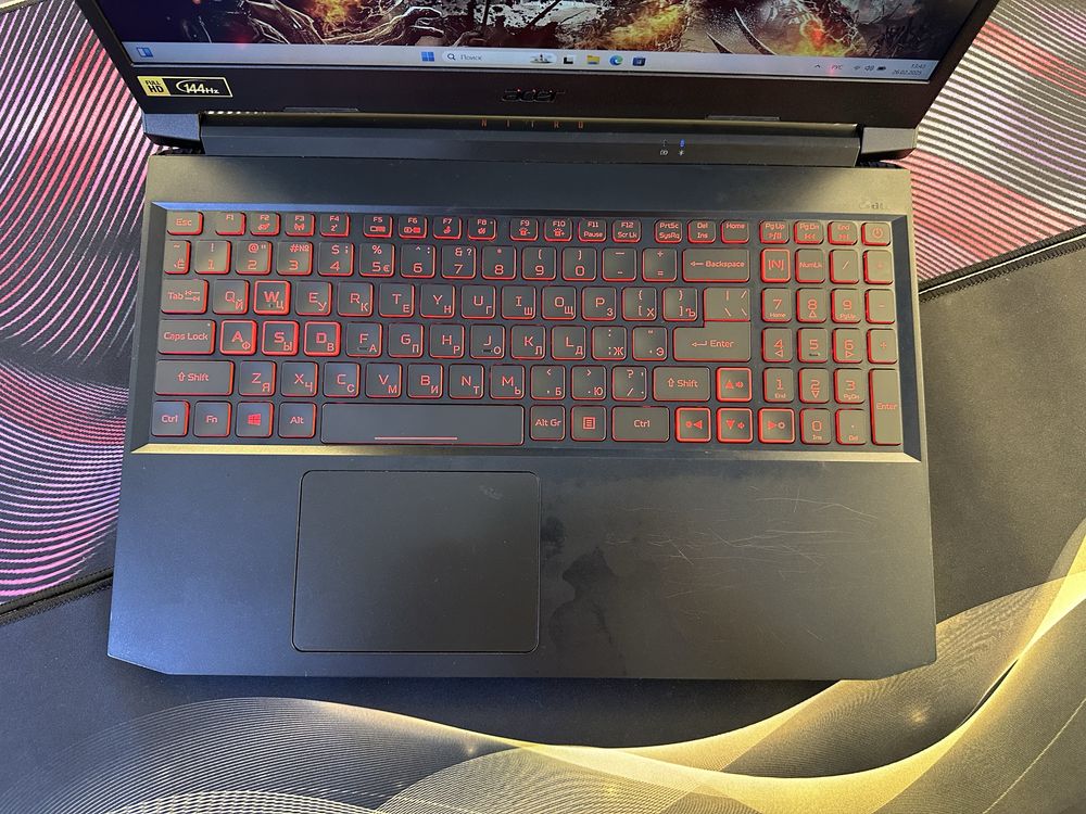 Игровой Ноутбук Acer Nitro 5 Core i5-11400H! 16GB! SSD 512GB! RTX 3050
