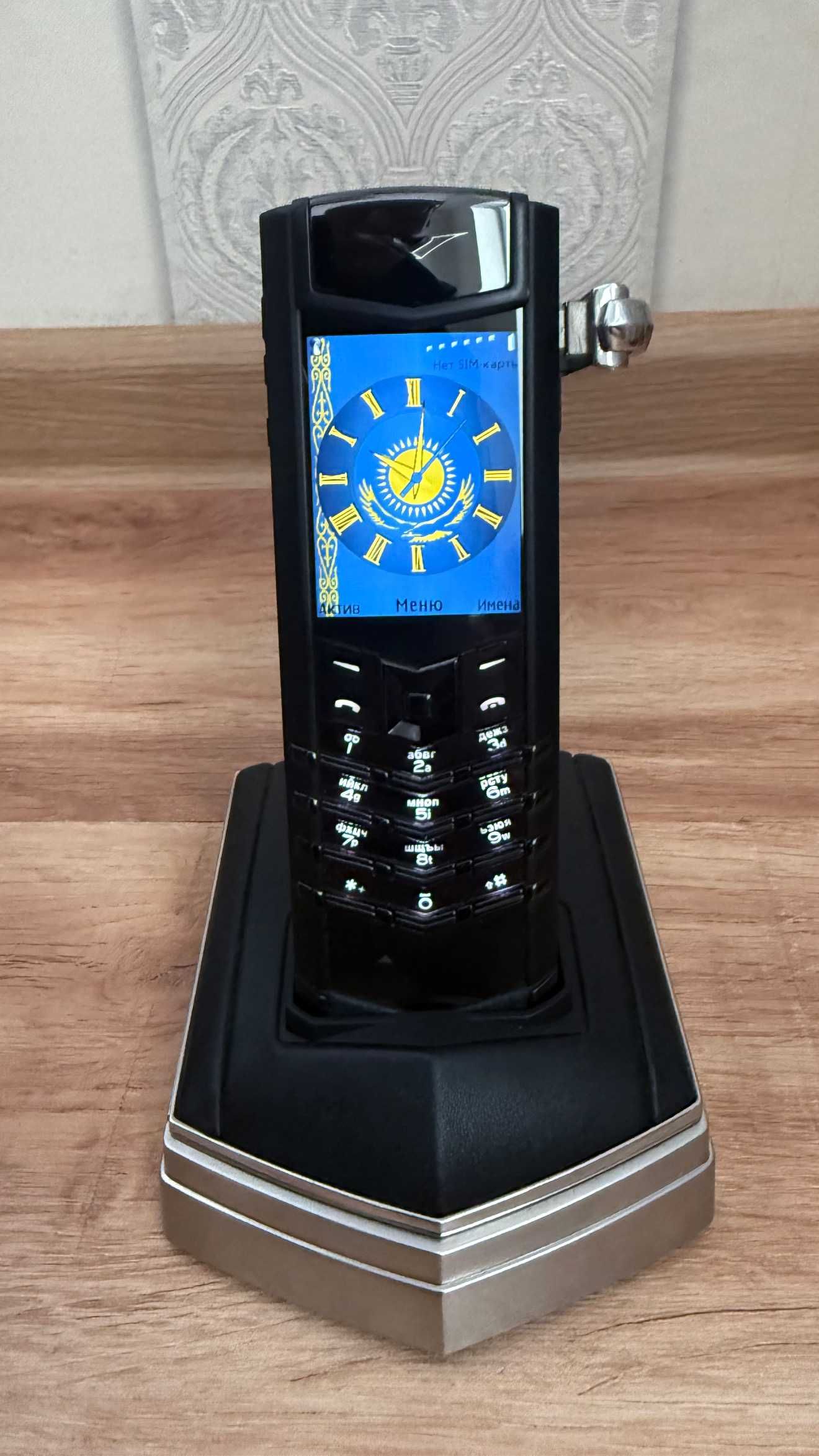 Vertu Signature S Design Pure Black Новый Оригинальный Без Обмена