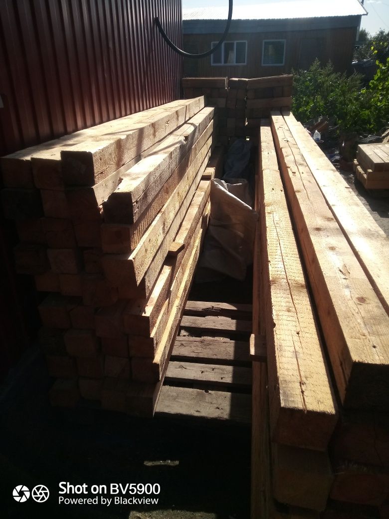 Брус 10на10 разной длины. От 50см-3,60м