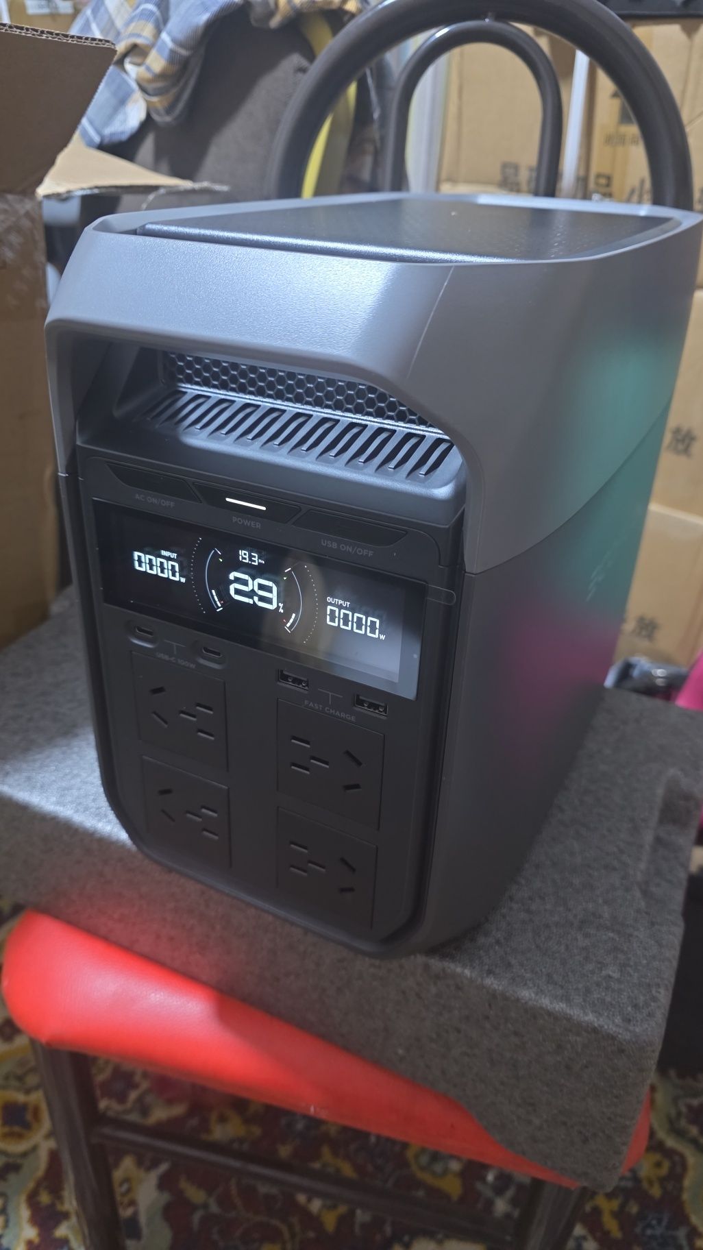Новый Ecoflow delta 3 зарядная станция 1800w  1024wh 12v 220v