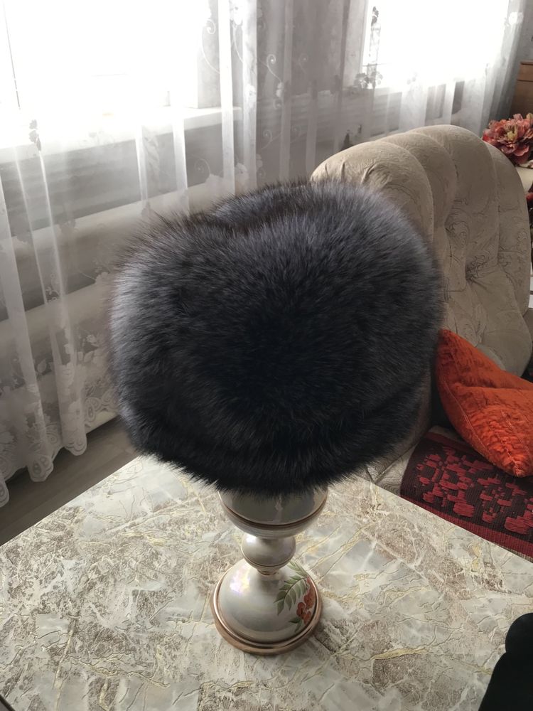 Продам шапку из чернобурки «новая»