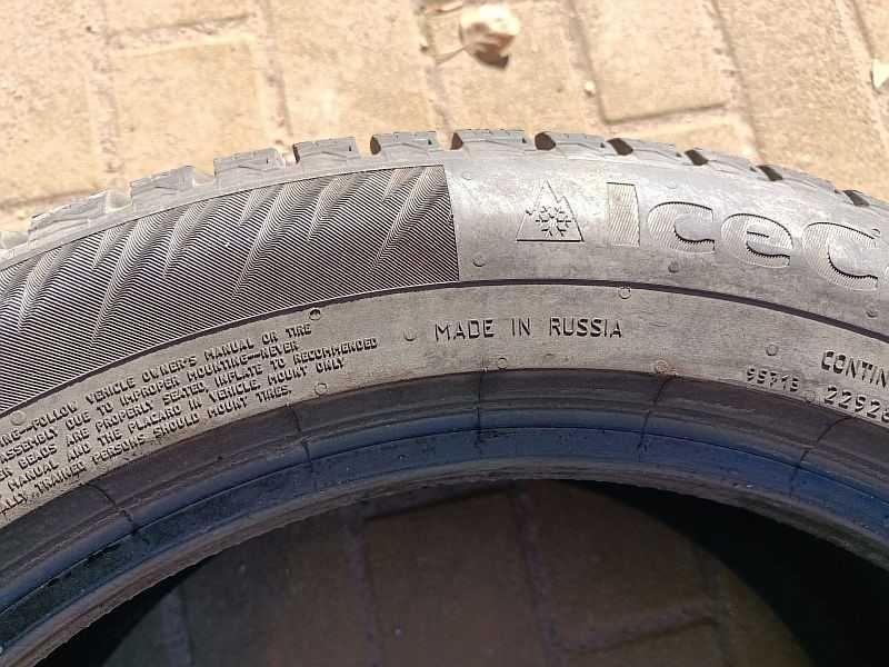 Шины 225/50 R17 - "Continental IceContact 2" (Россия), шипованные.