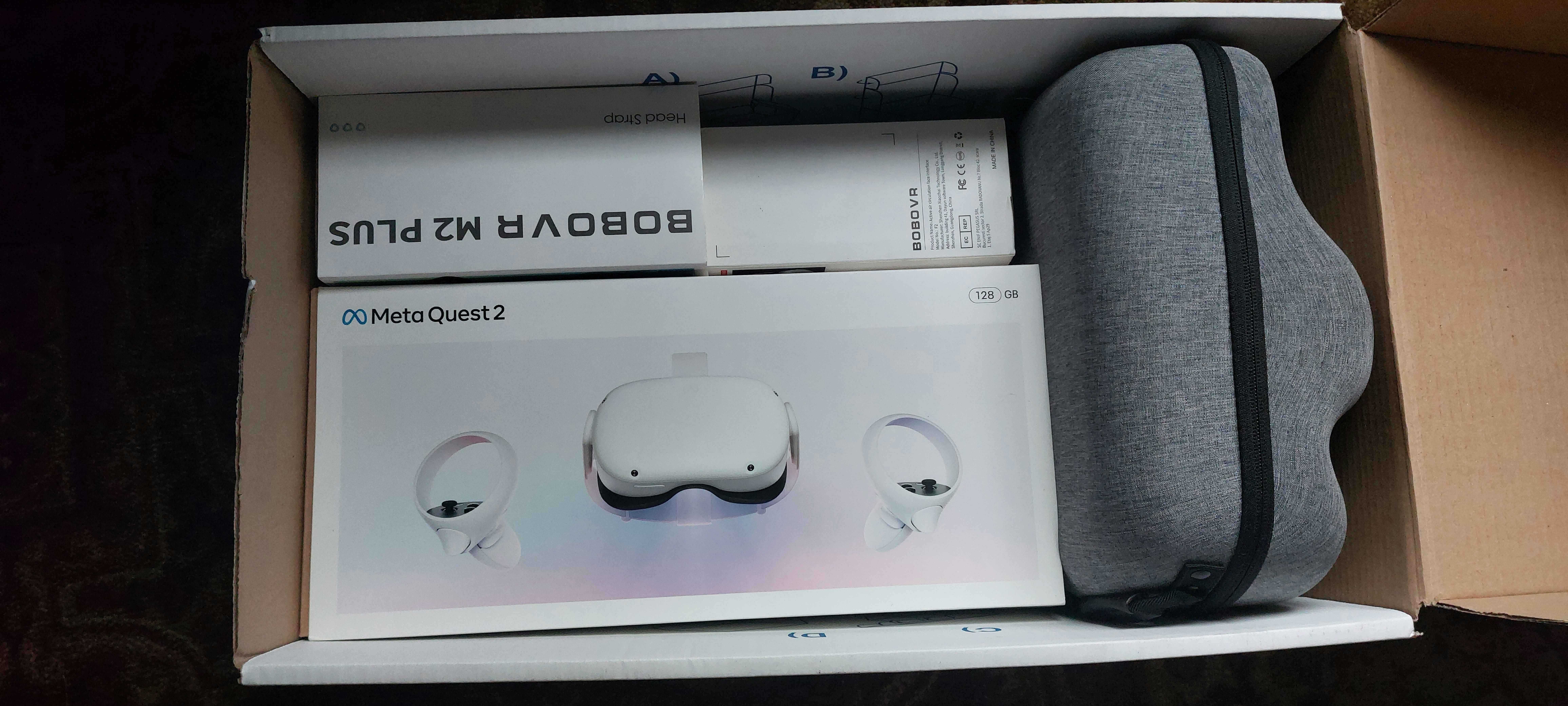 Meta Quest 2 128 GB белый + Full GamePad Case