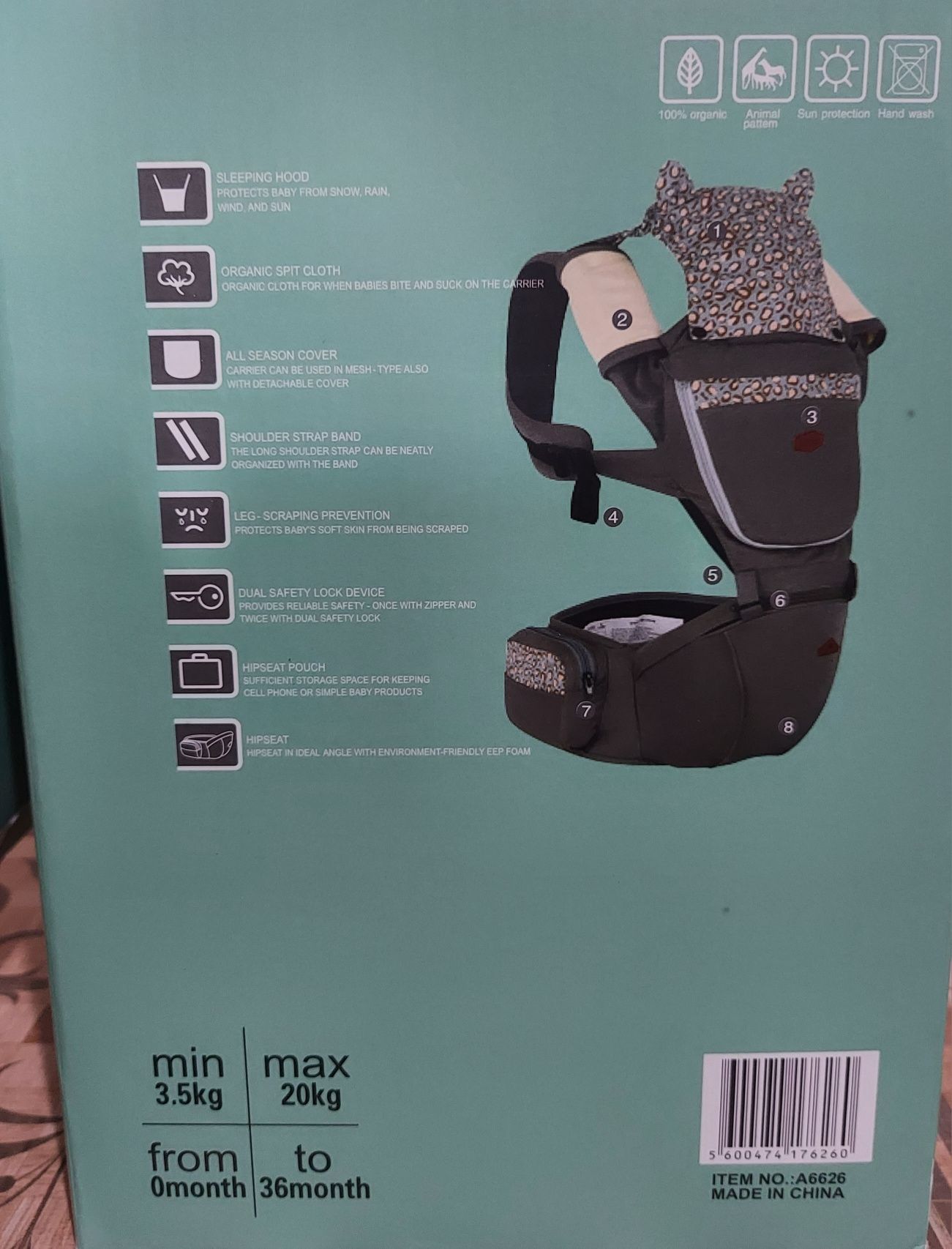 Продам эрго-рюкзак, хипсит, кенгуру