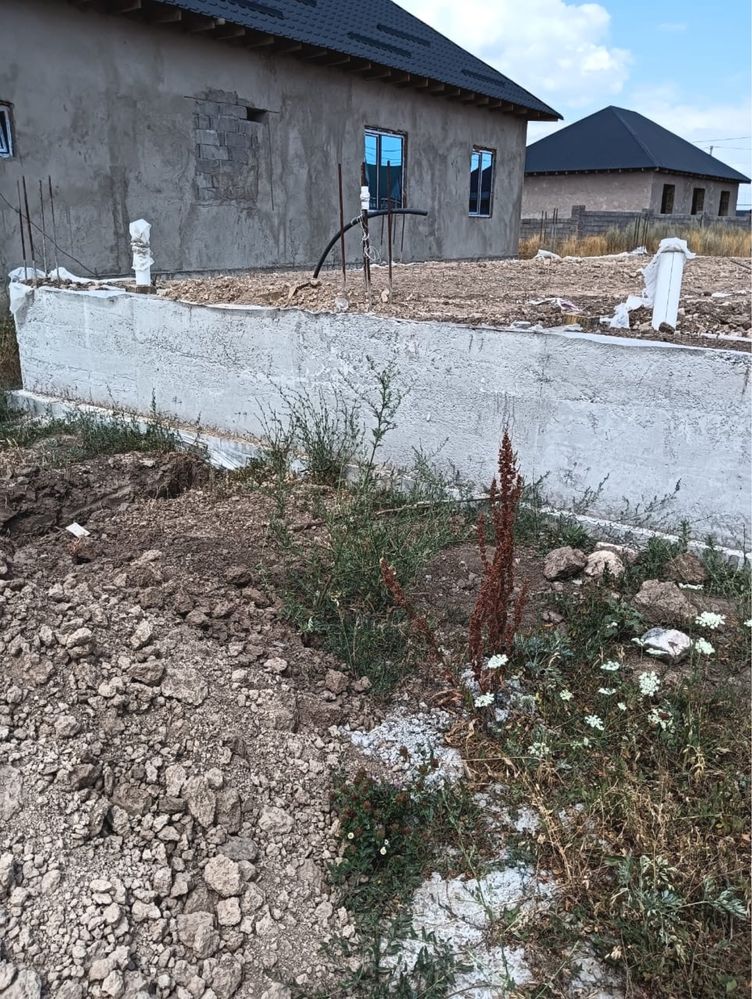 Участок 6 сотк с фундаментом