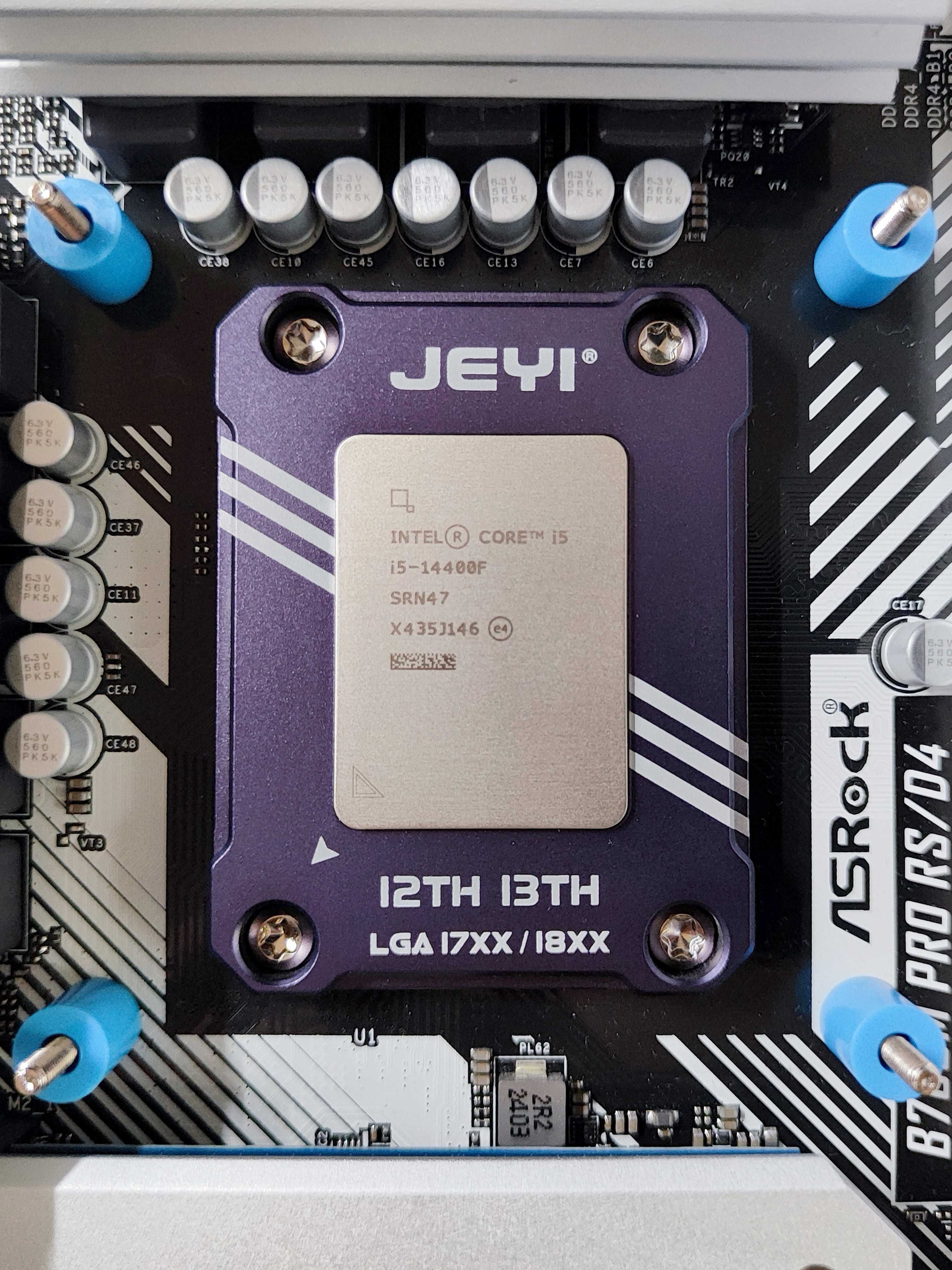 Белый игровой компьютер 14400F RTX4060 B760
