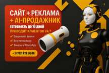 Сайт, Реклама И Чат-Бот Для Бизнеса За 10 Дней