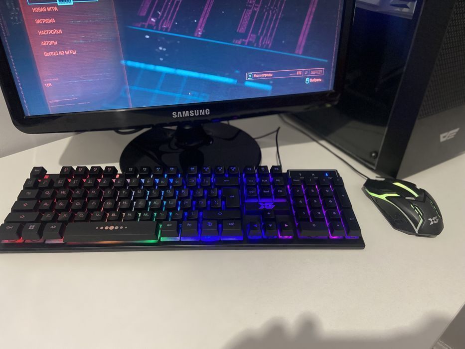 Core i7 / GTX-1070 8gb / 16gb игровой компьютер с монитором