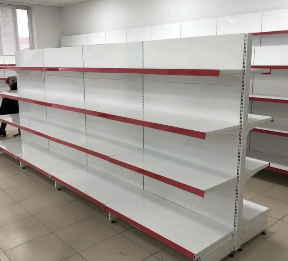 Магазин супермаркет витрина железные полка остравные стеллаж