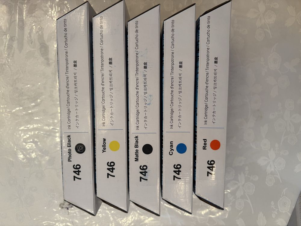 Комплект совместимых чернил HP 746 — новые, в упаковке