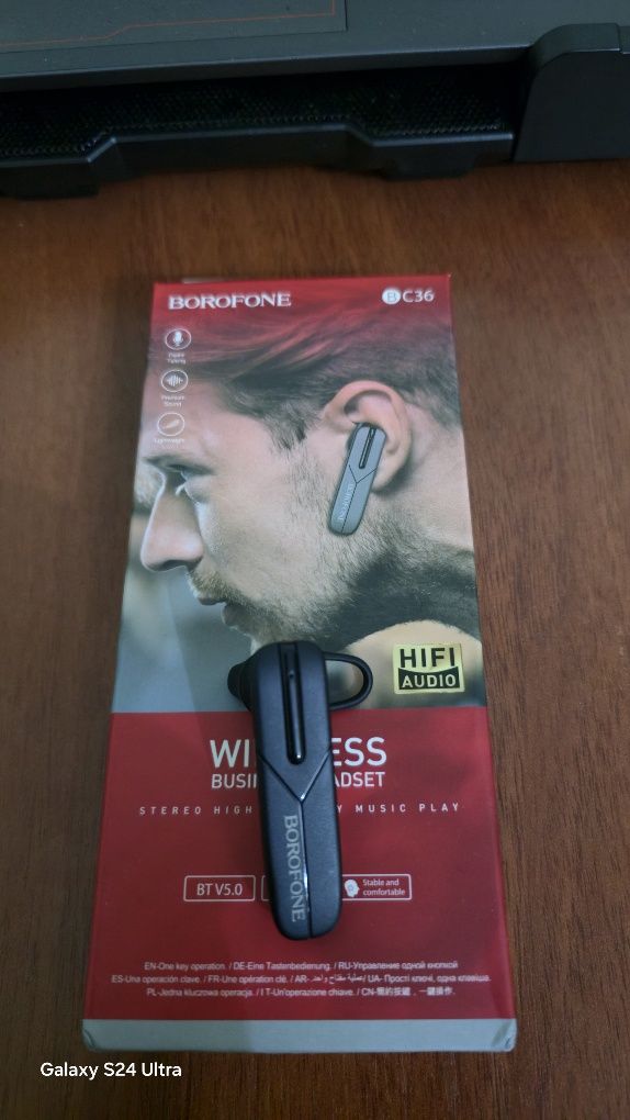 Продам Bluetooth-наушник BoroFone BC36