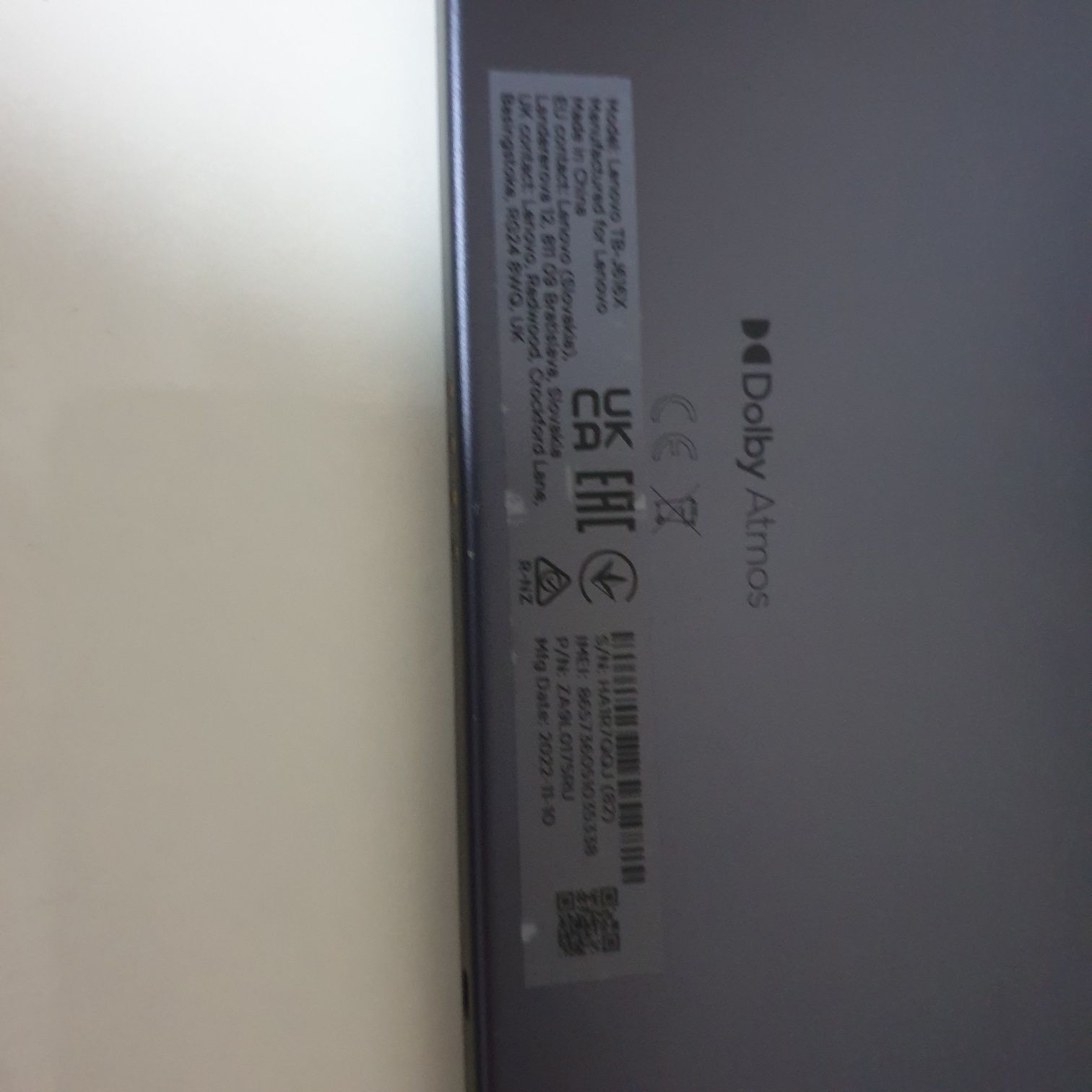 Планшет lenovo tap11 plus 4/128гб
