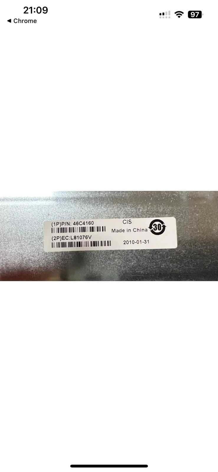 Лот 2x 49Y4827 IBM направляющей комплект для X3650 X3550 M2