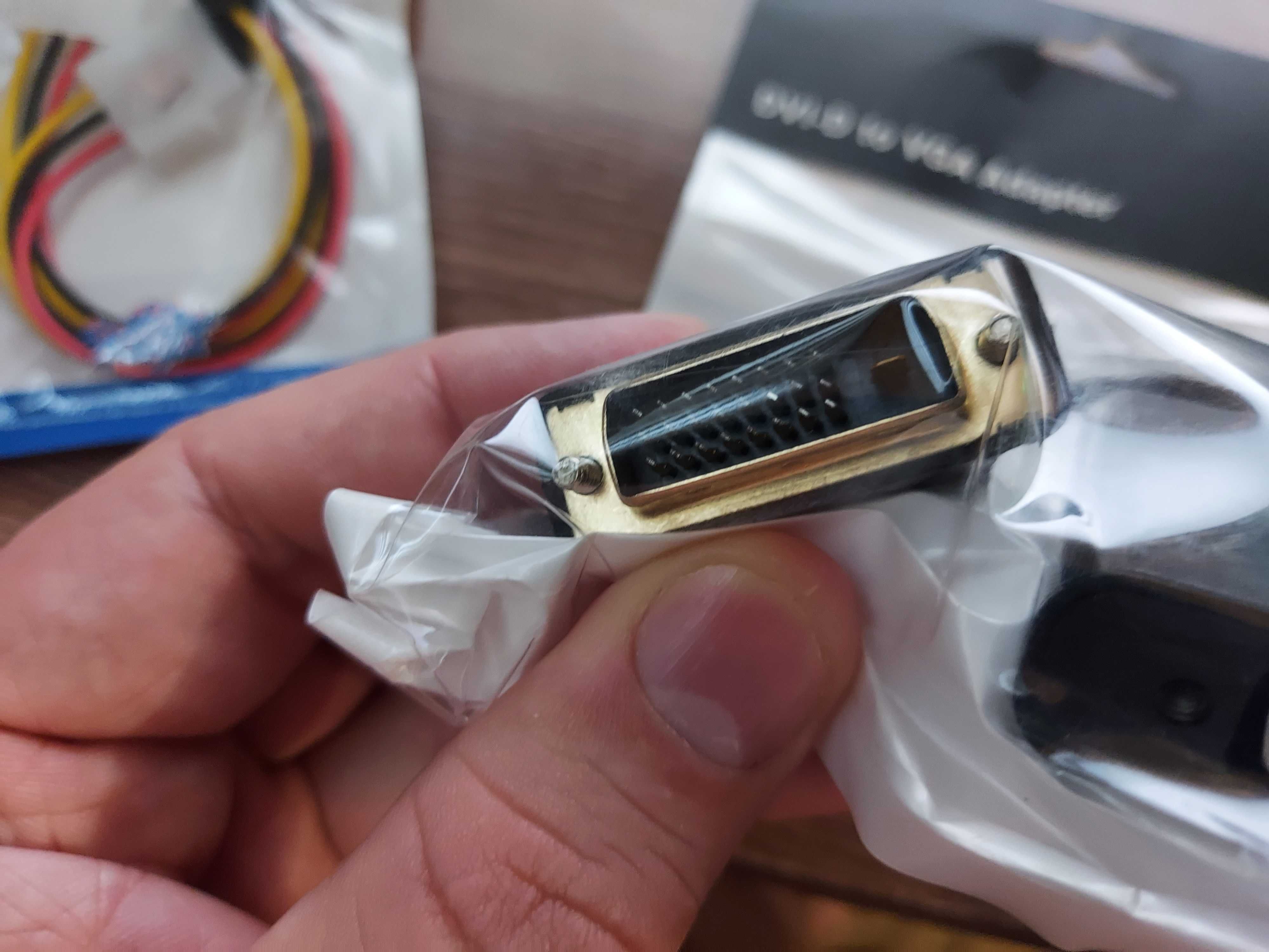 dvi d- vga. hdmi - vga.переходник для мониторов,проекторов,нотбуков,пк