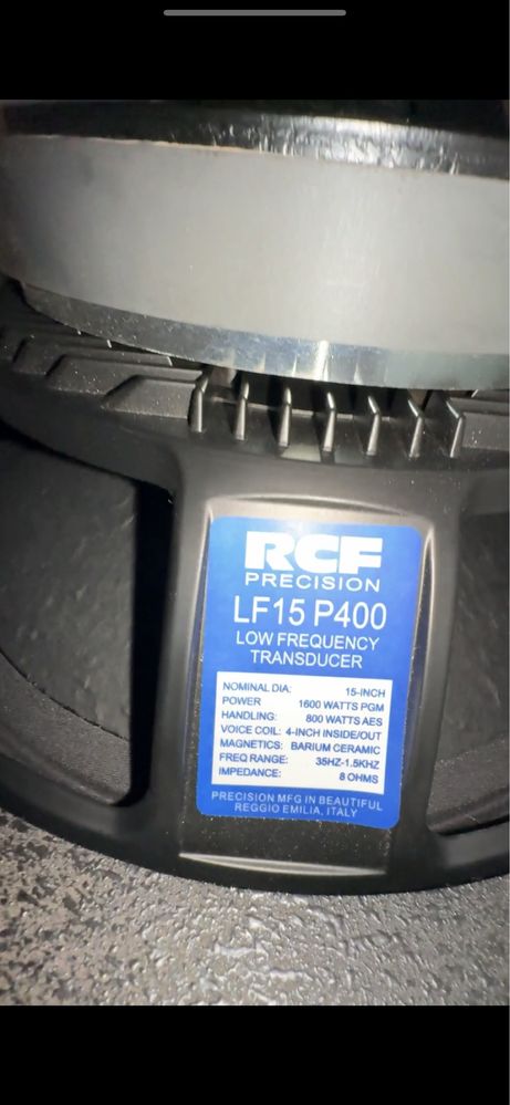 RCF TT55 800 Вт Made In Italy Yamaha P7000S 8Ω – 700 Вт x 2