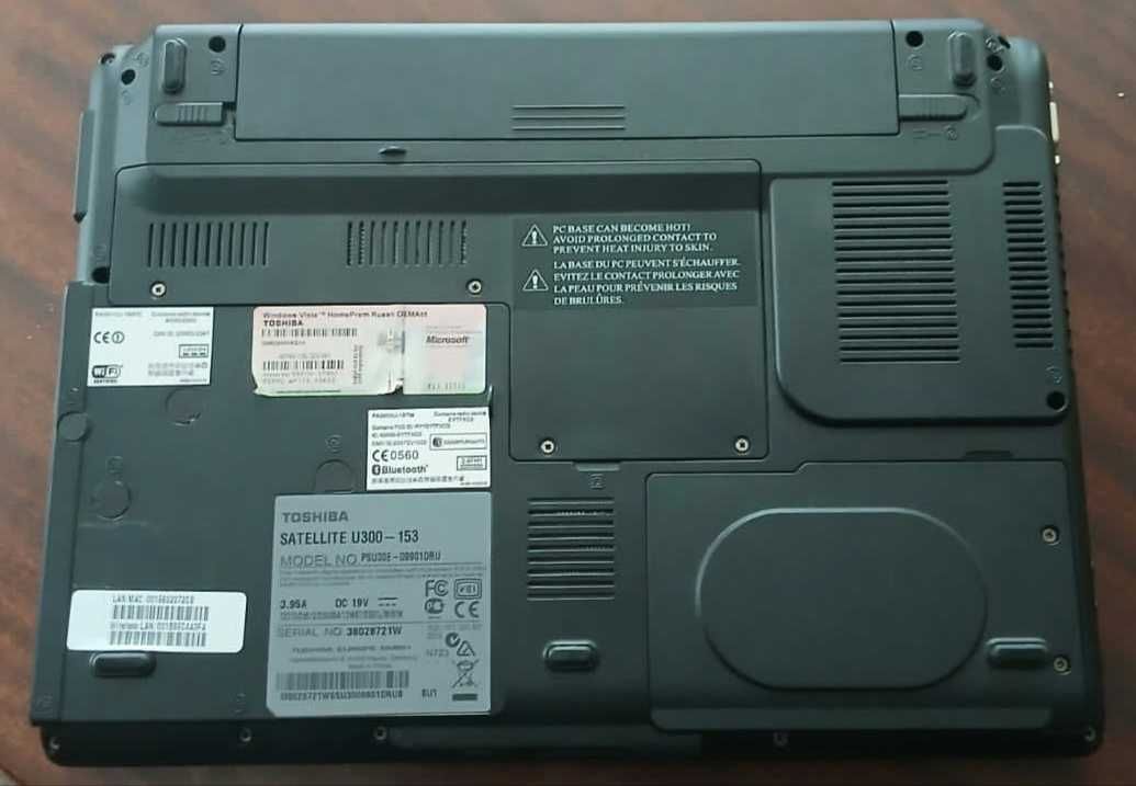 Ноутбук или нетбук Toshiba Satellite U 300 с экраном 13 дюймов