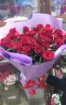 Букет 25 роз 80 см 7500 акция!