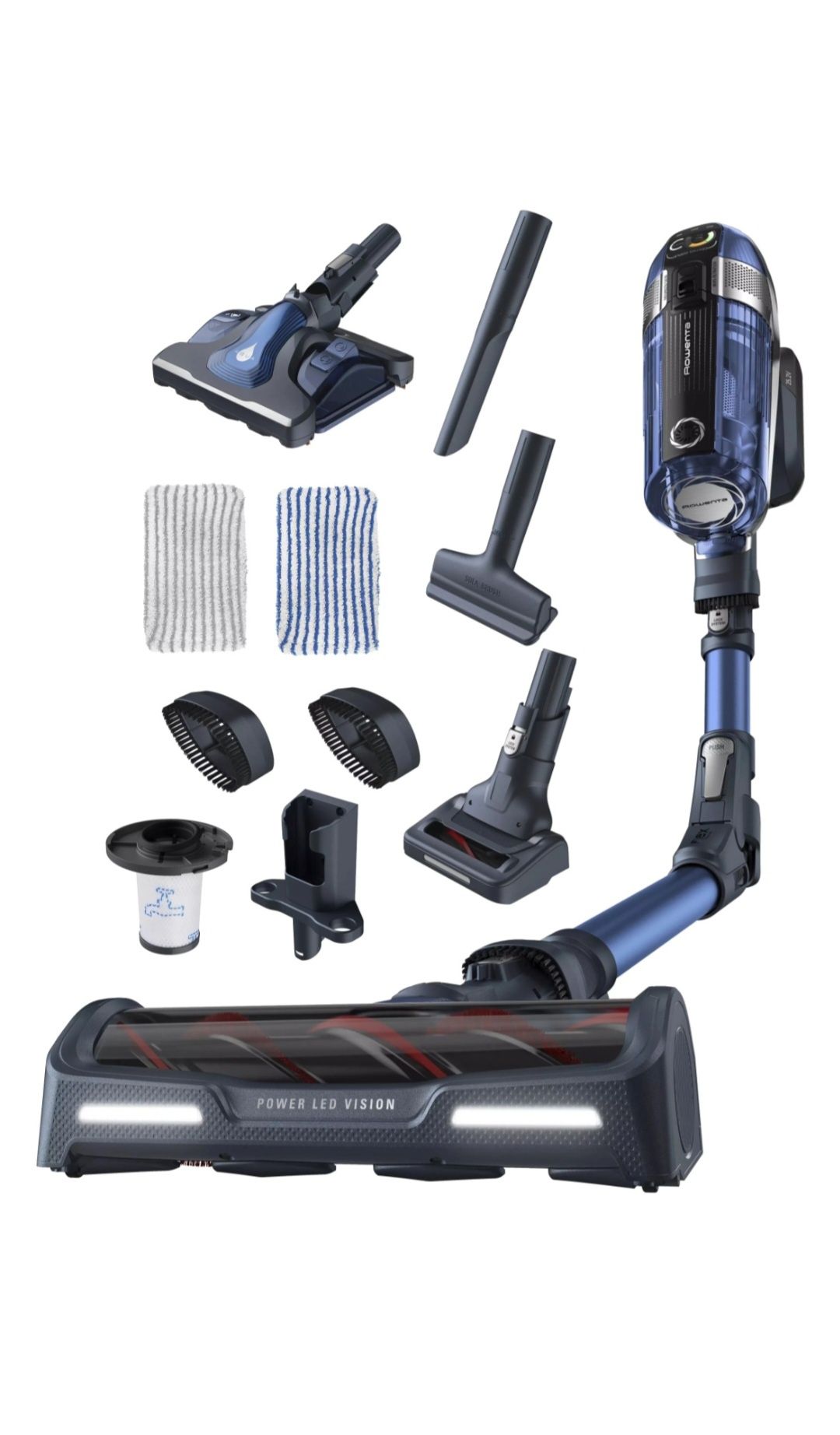 Пылесос Tefal X-Force Flex 11.60 TY9890WO синий