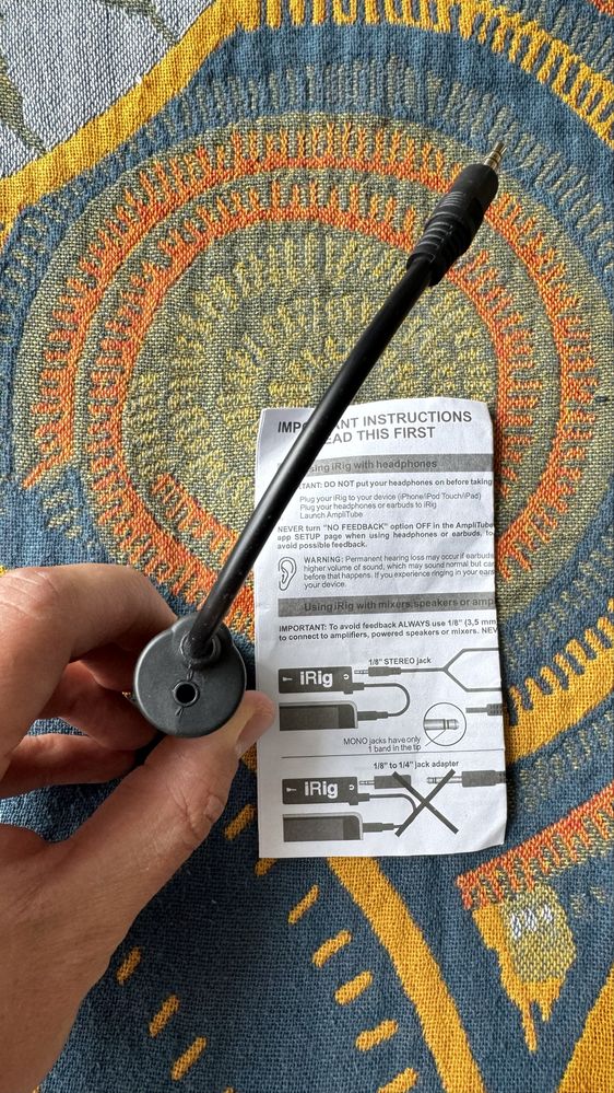 Irig цифровой гитарный интерфейс