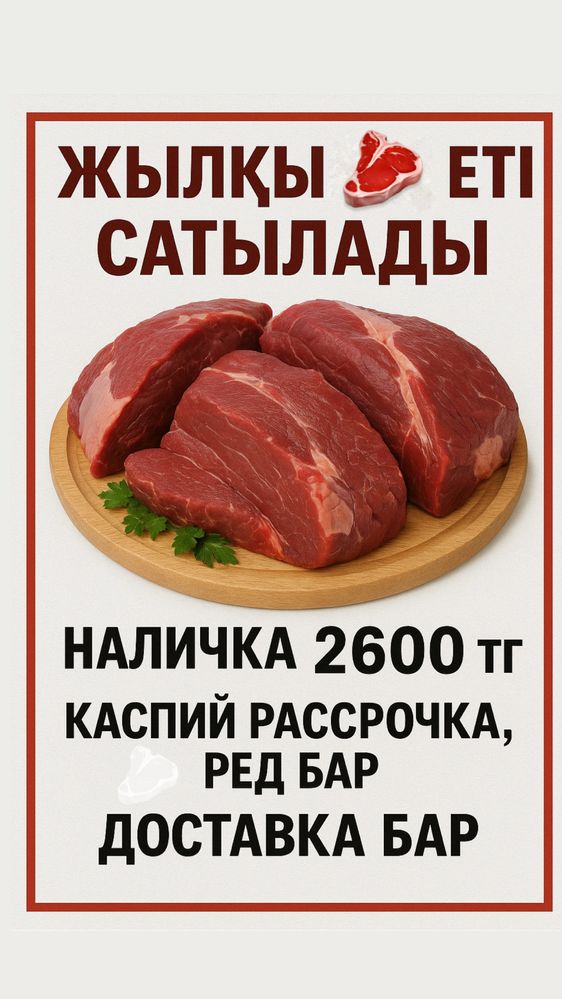 Жылқы еті 2600 тг
