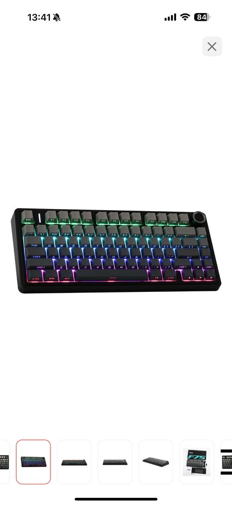 Aula F75 black Клавиатура новая