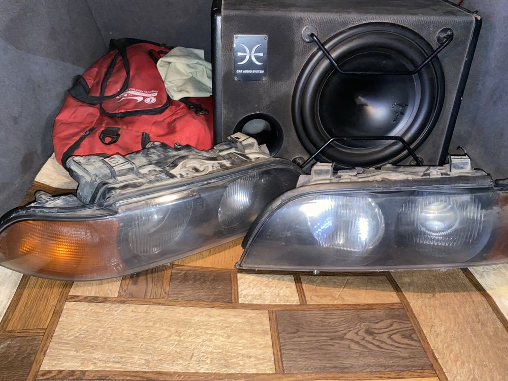 фары бмв е39 дорест с bi led