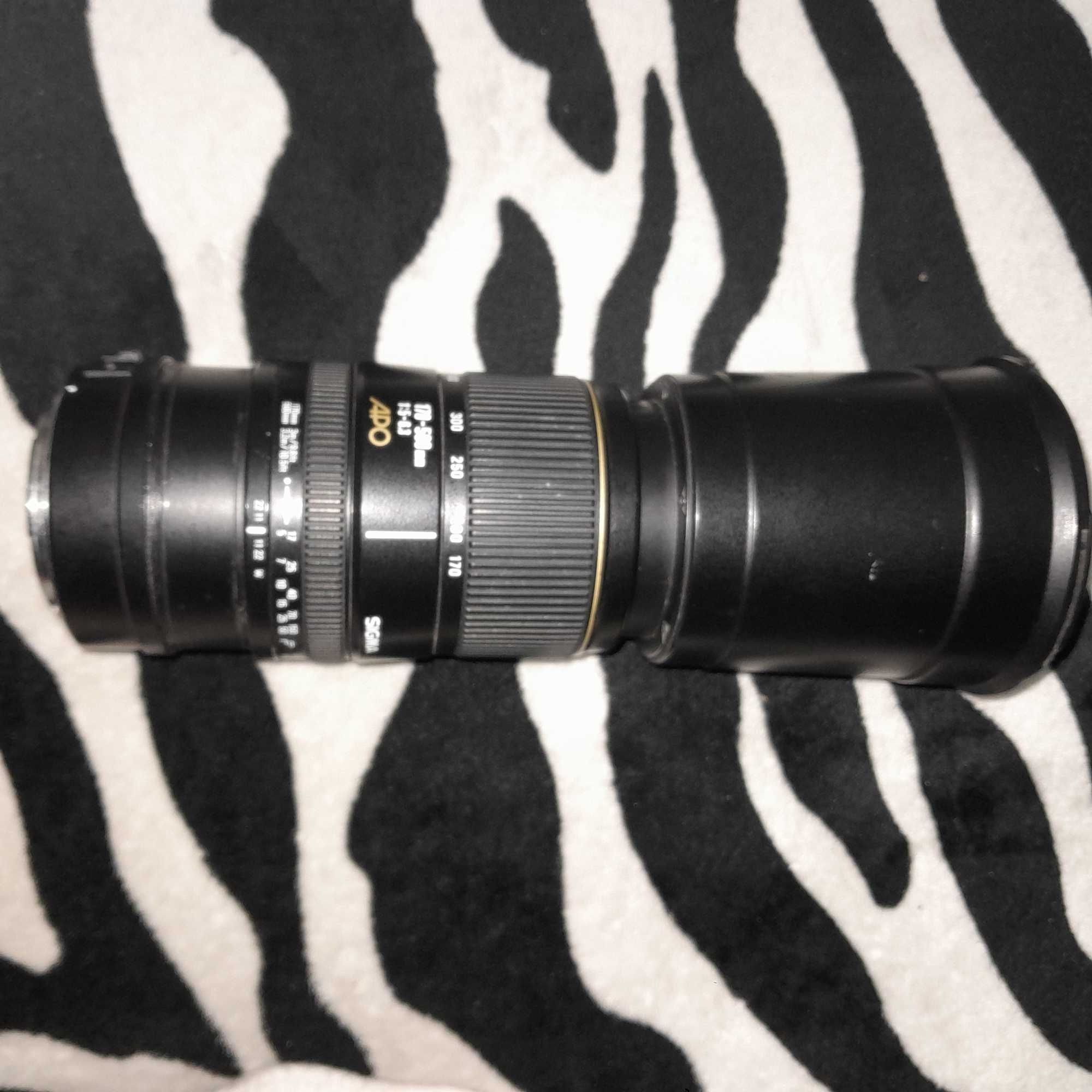 Объектив SIGMA 170-500mm.Япония фотоаппарат