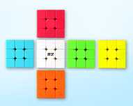 Оригинальный Кубик Рубика 3 на 3 Qiyi Cube/Подарок/Kaspi RED/Рассрочка