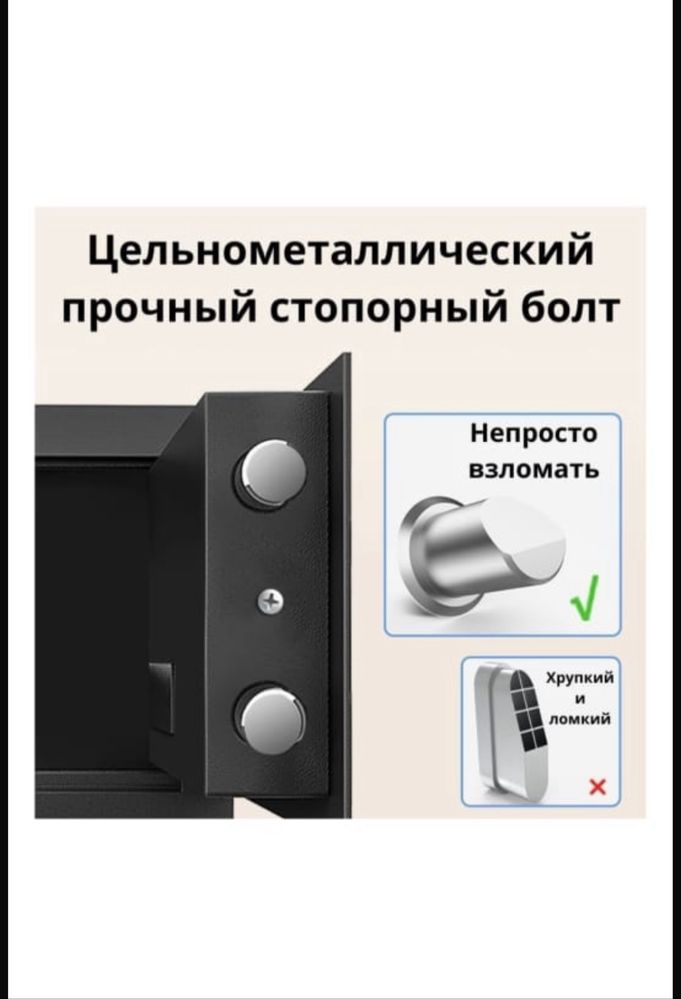 Новый сейф DELI с электронным замком