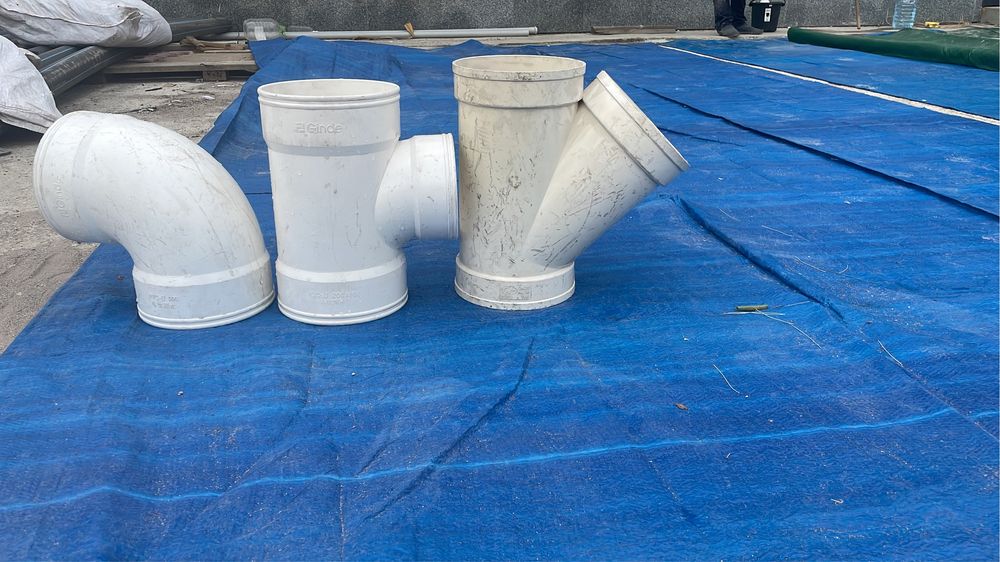 Труба канализация PVC-U (ПВХ) новая оптови в розницу Ginde   новая