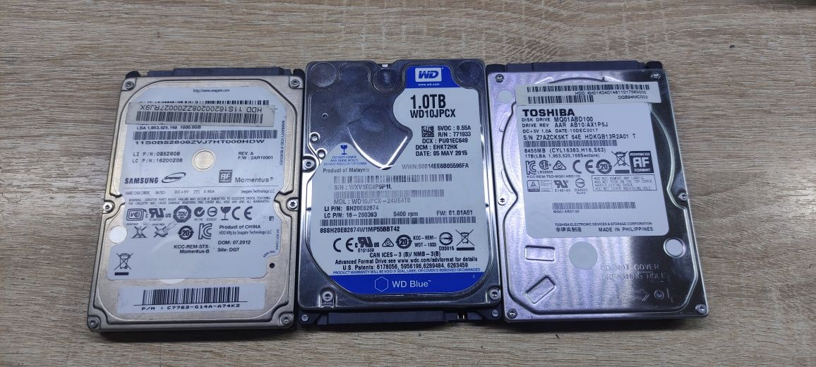 Жёсткие диски 500,1000gb