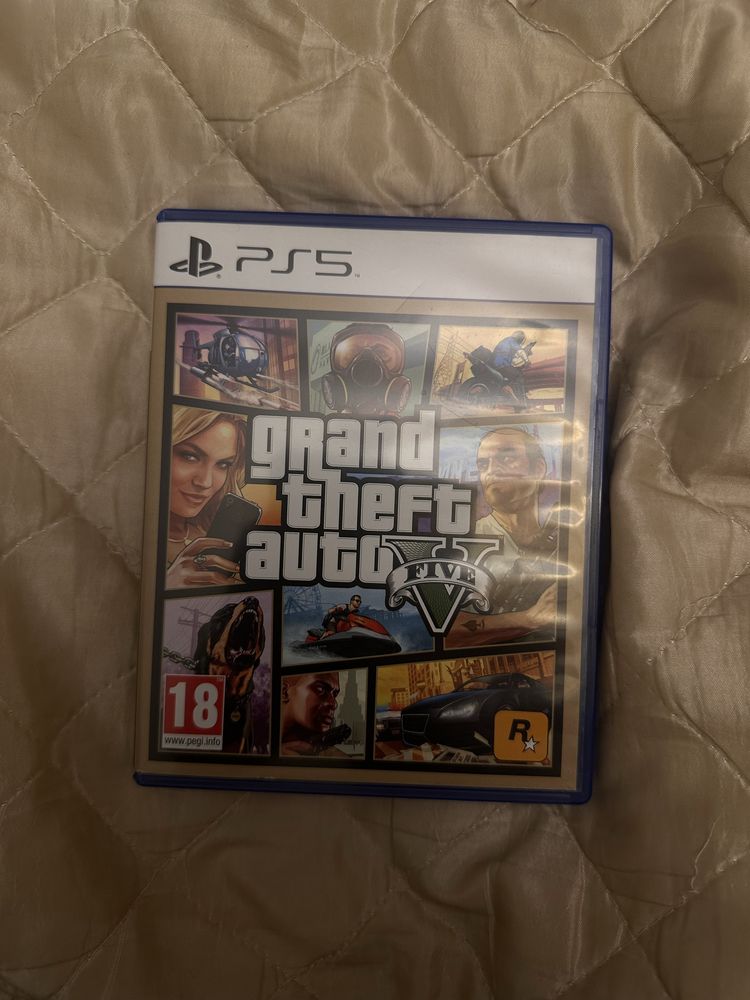 GTA 5 диск на Playstation 5