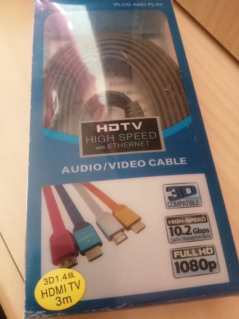 Сетевая карта/Wi-Fi / Кабель для интернета RJ45. Кабель HDMI.