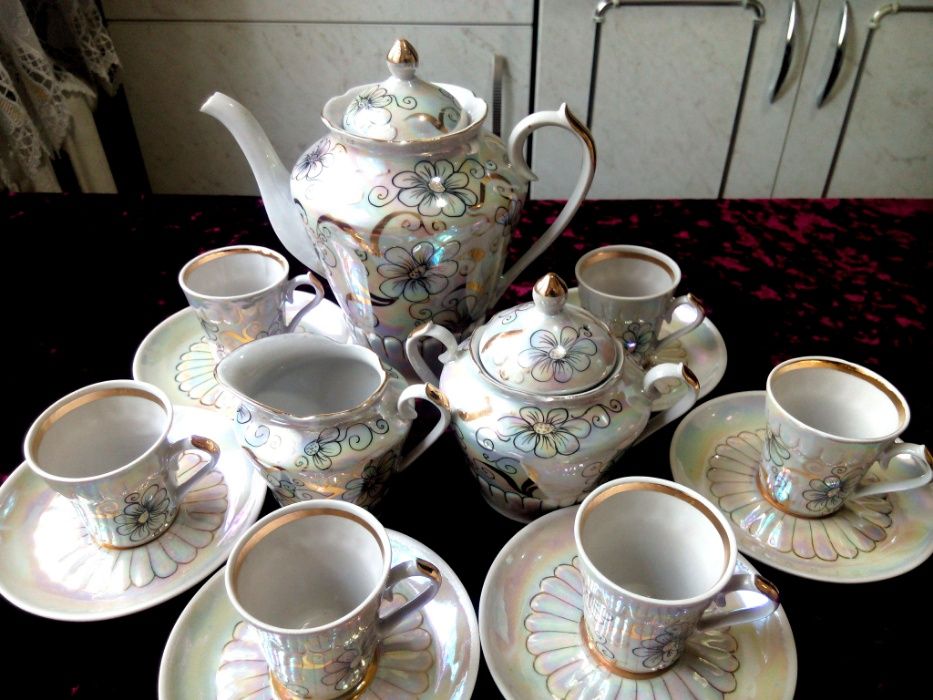 Шикарный сервиз КОФЕЙНЫЙ (СССР). Отличный подарок!