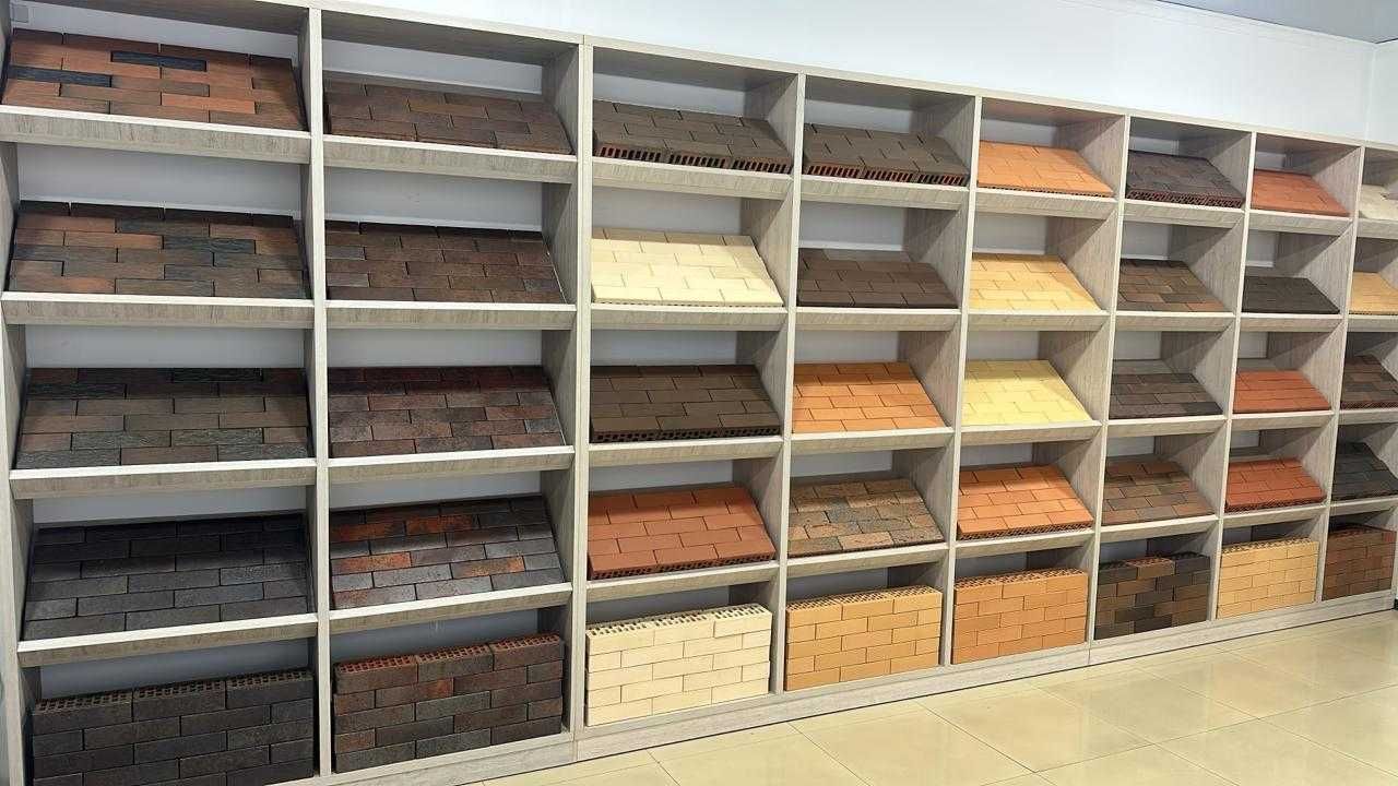 Облицовочный кирпич от 230 тенге красный 250/85/65