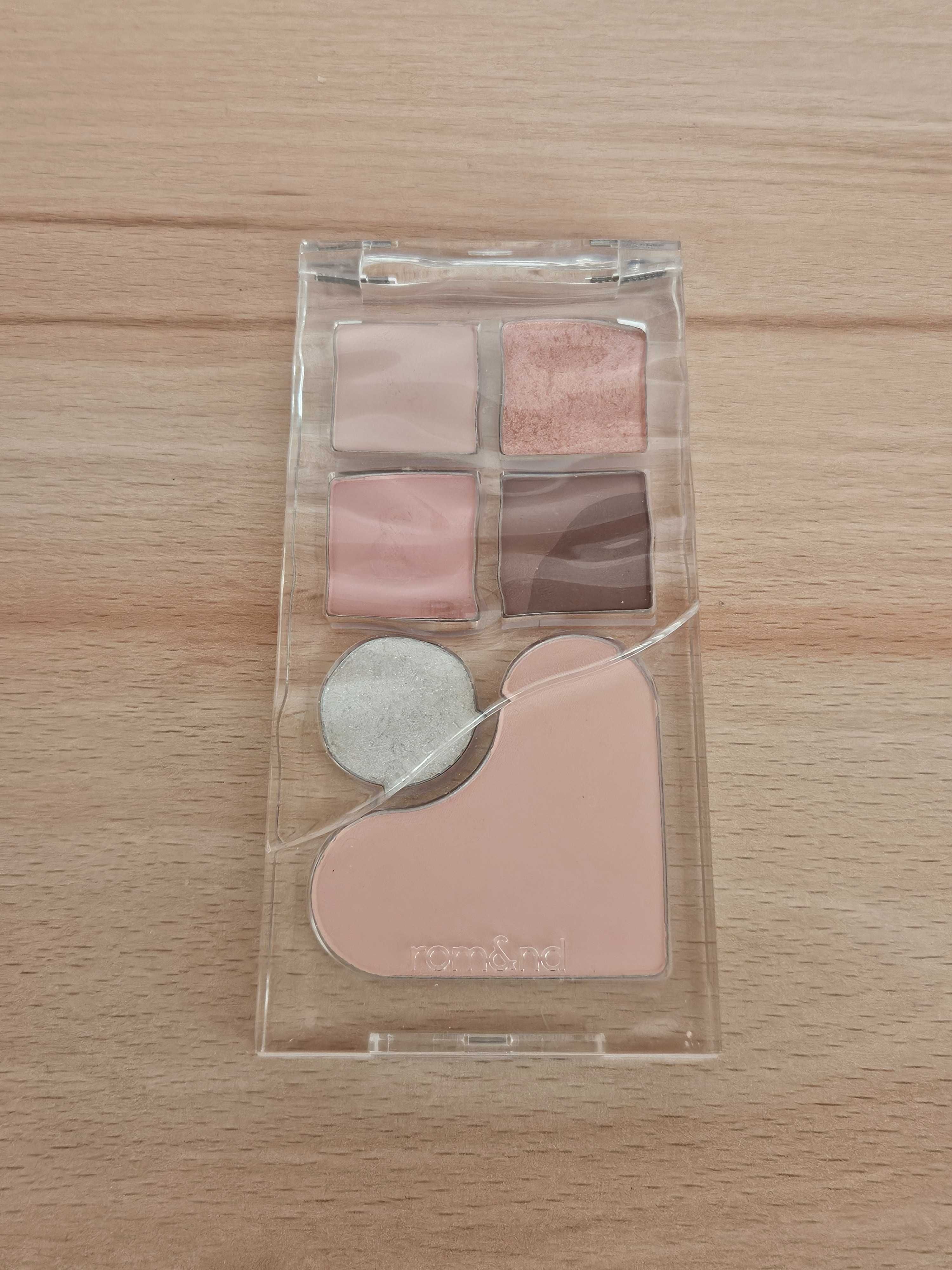 палетка rom&nd bare layer в 02 оттенке strawberry mood