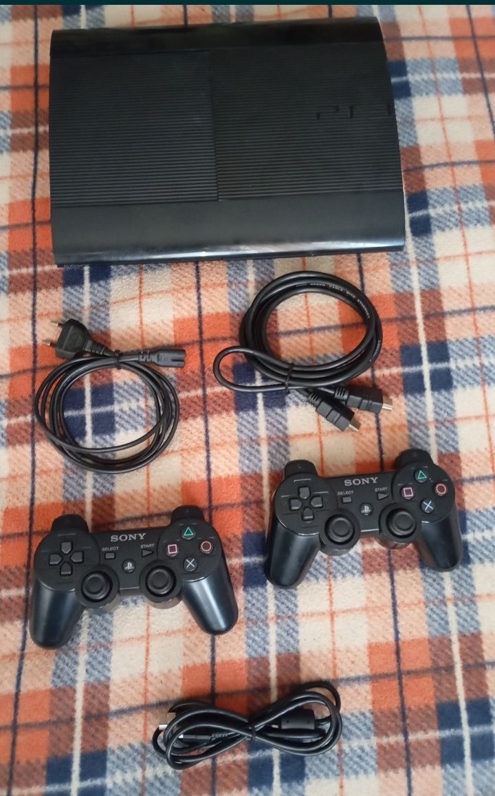 PS3 Slim 500гб (HEN, 45 игр)