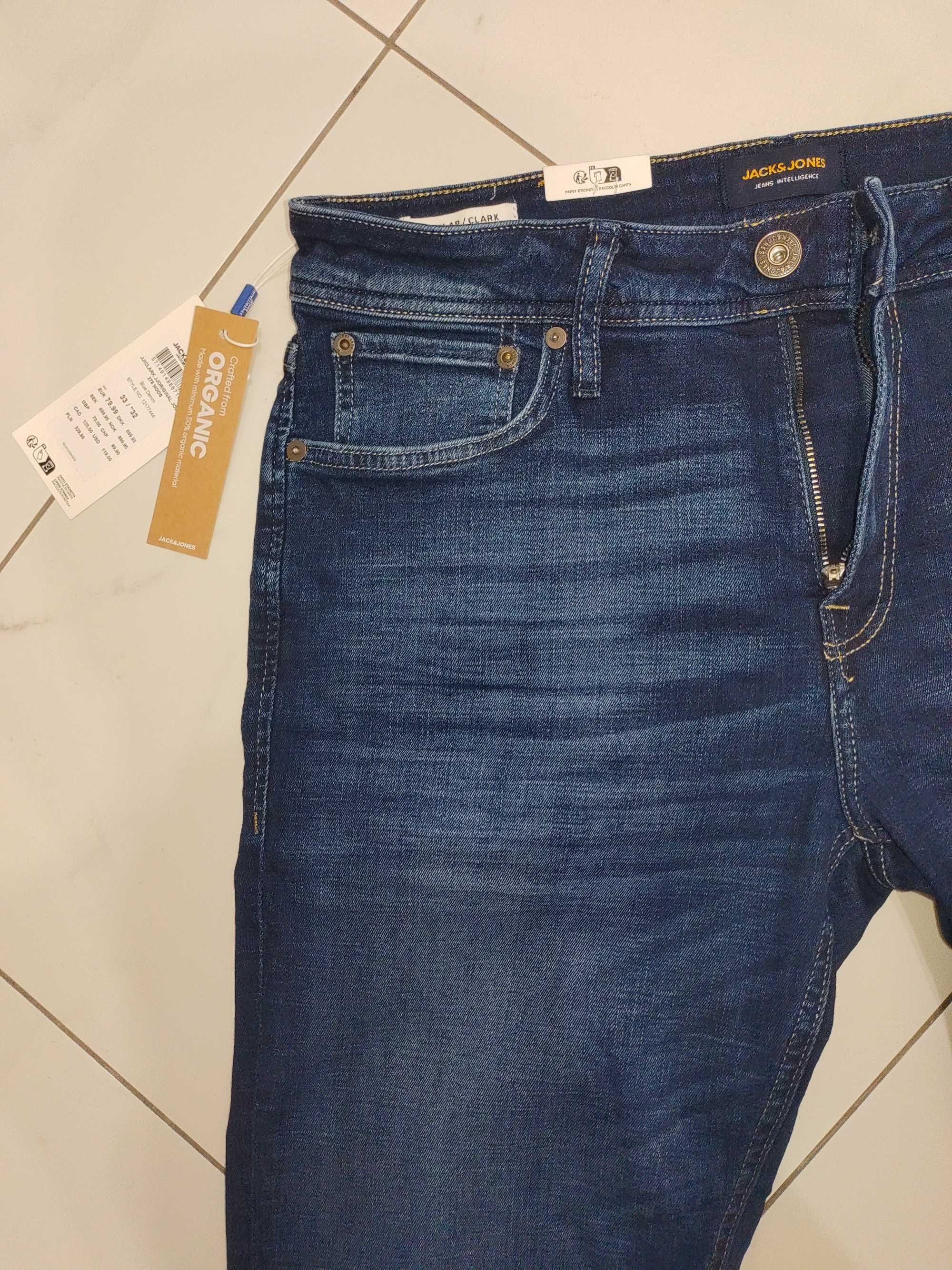 Джинсы мужские Jack & Jones Regular Fit. Премиум. W33/L32. Хлопок.