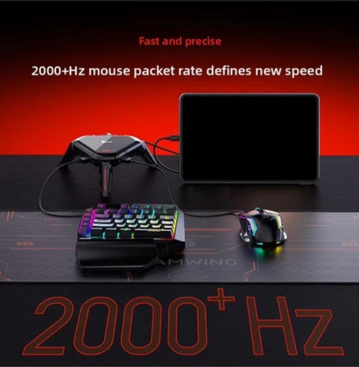 Gamwing "Moxie 2 pro / Scorpion 2 Pro" 2000 герц, для Android,
