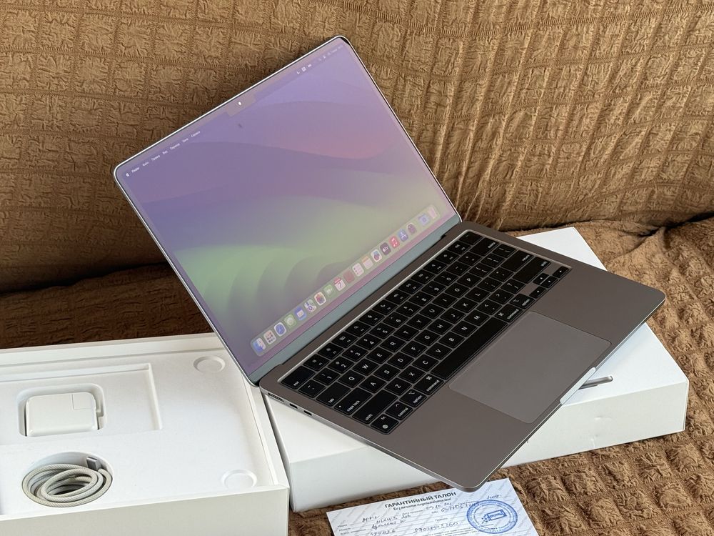 Модель 2024!НОВЫЙ 14 цикл Apple MacBook Air 13 Chip M2 2022 ЕАС серый