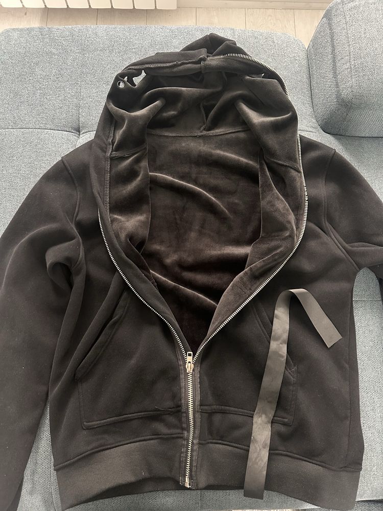 Стильная Кофта Rick owens zip up gimp,размер L