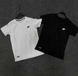 Мужские спортивный футболка черные Nike черные рашгард